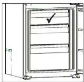 Pelgrim PCS2178 - Sections of the freezer compartment - 1