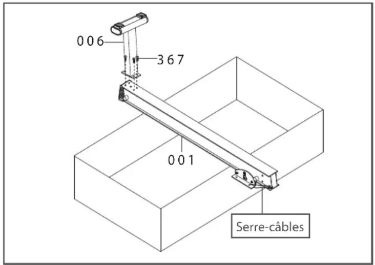 006 367 001 Serre-câbles