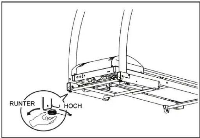 TAURUS T9.5 - Étape 5 : ajustement des pieds - 1
