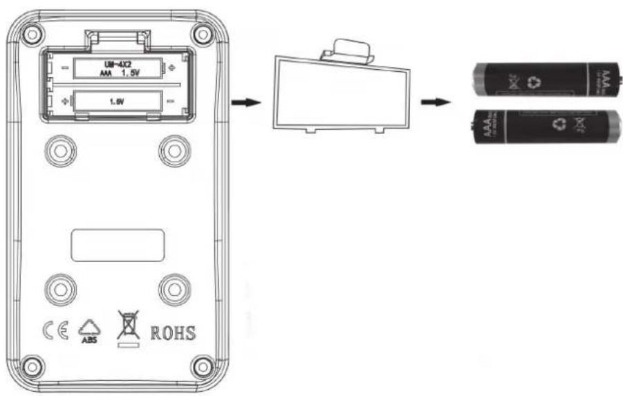 TAURUS IC70 Pro - Remplacement des piles - 1
