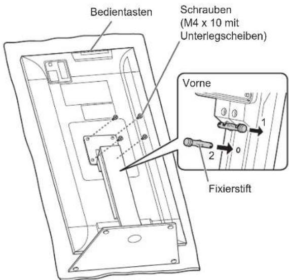 ASUS PQ321QE - ■Befestigen des Ständers - 6