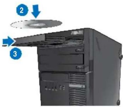 ASUS BM1845 - Using the optical drive (on selected models only) - 2