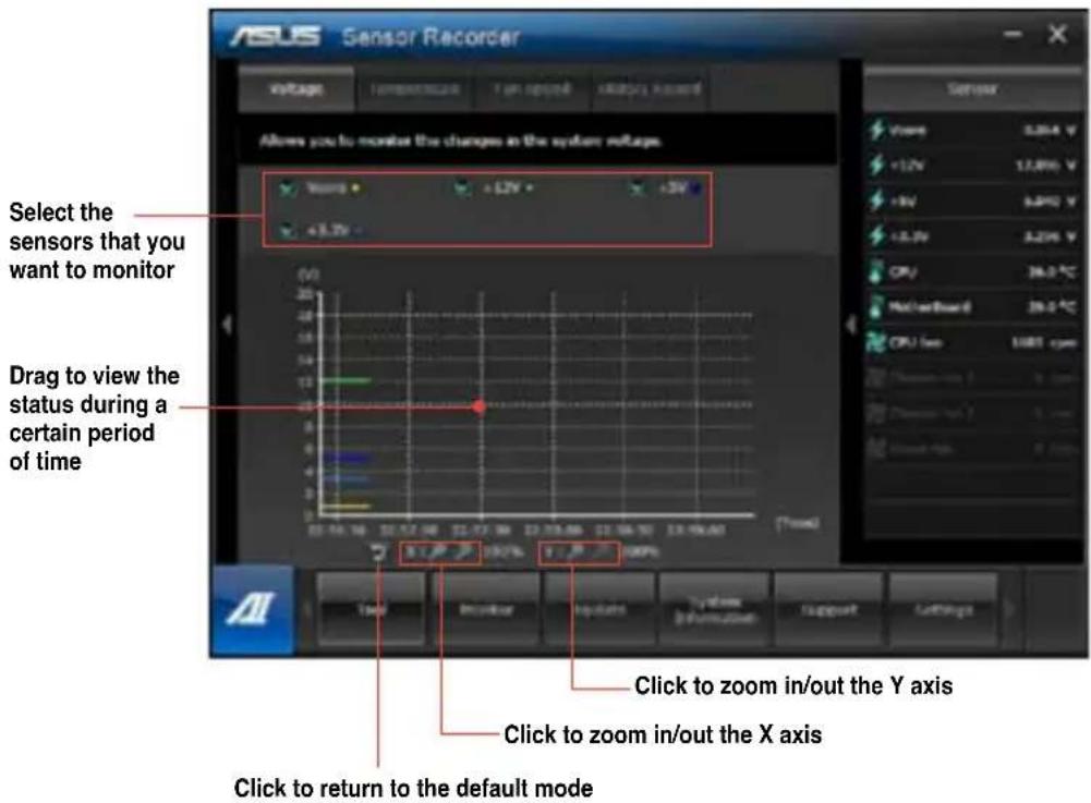 ASUS BM1845 - To configure Sensor Recorder: - 1