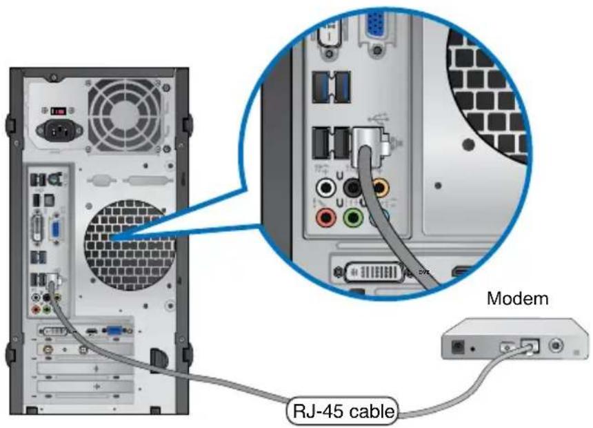 ASUS BM1845 - Подключение через DSL/кабельный модем - 2