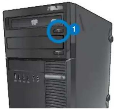 ASUS BM1845 - Utilizar a unidade óptica (apenas em alguns modelos) - 1