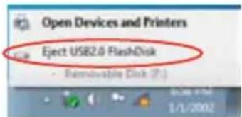 ASUS BM1845 - Bir USB depolama aygıtını çıkarmak için: - 1