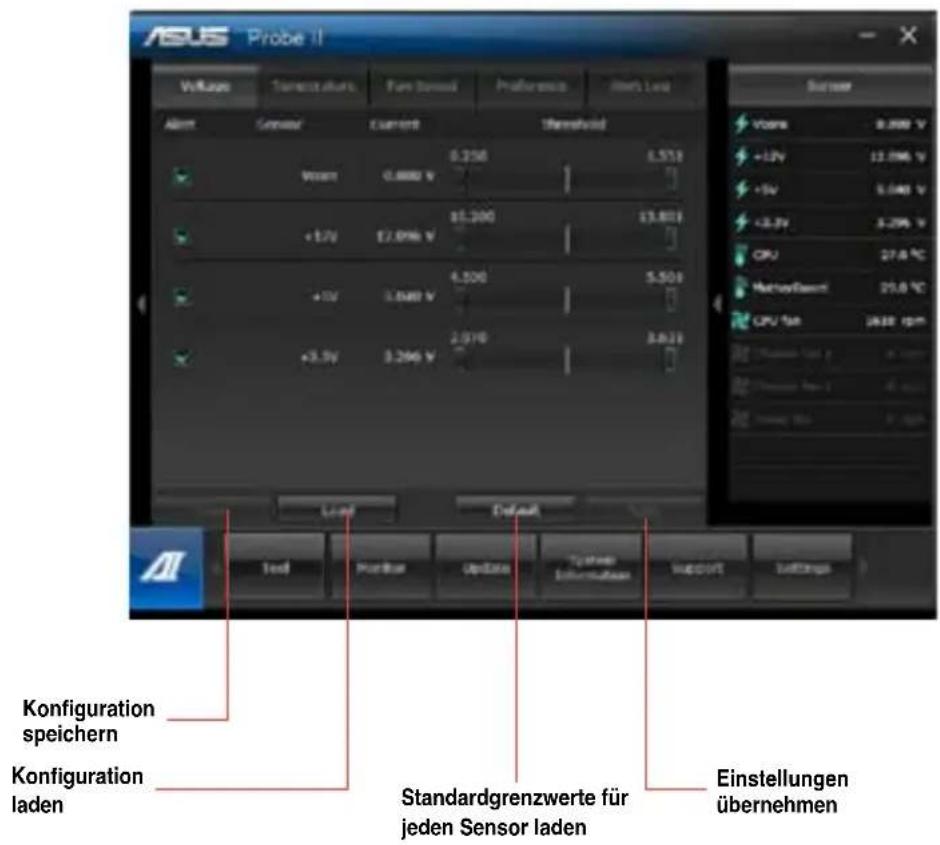 ASUS BP6335 - Probe II konfigurieren: - 1