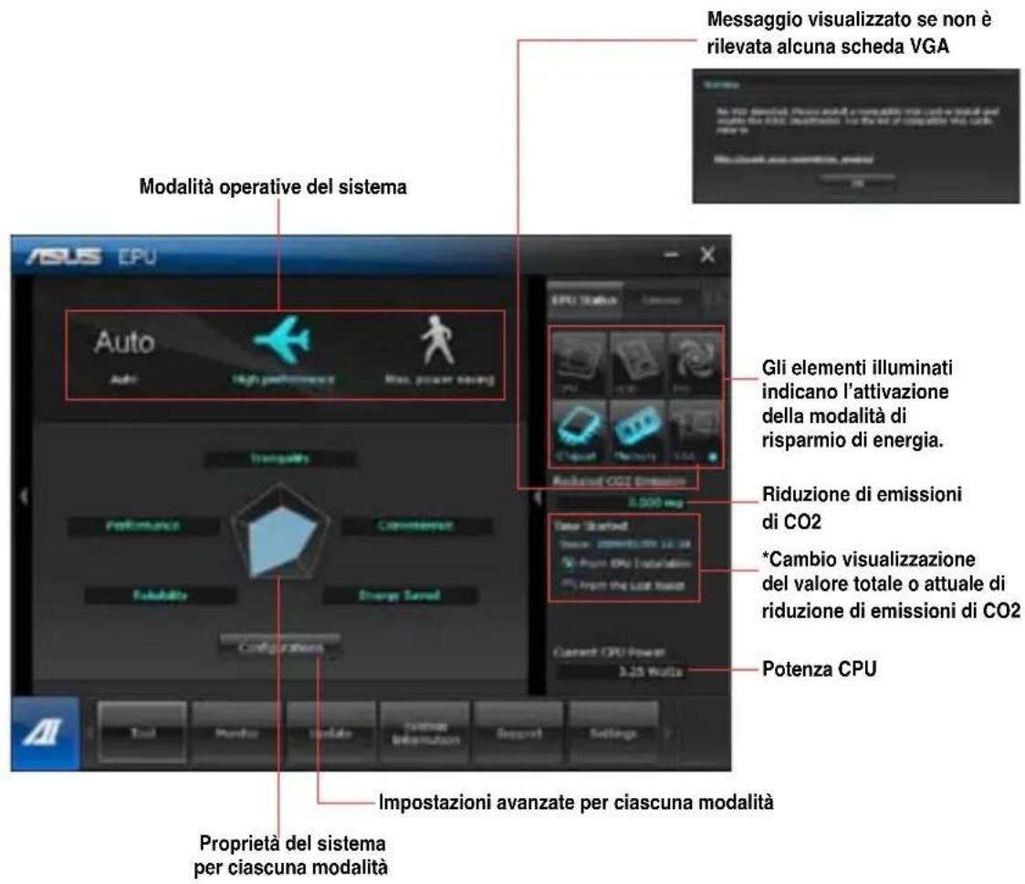 ASUS BP6335 - Per avviare EPU: - 1
