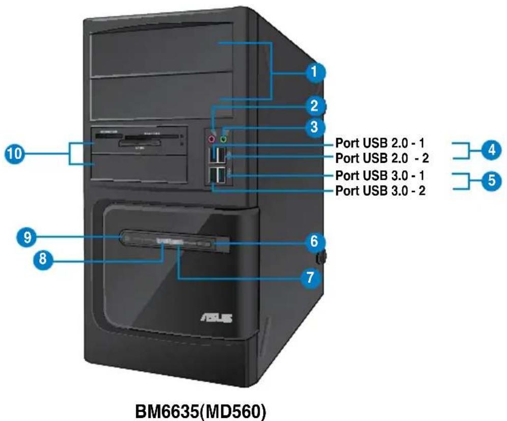 ASUS BP6335 - Panneau avant - 1