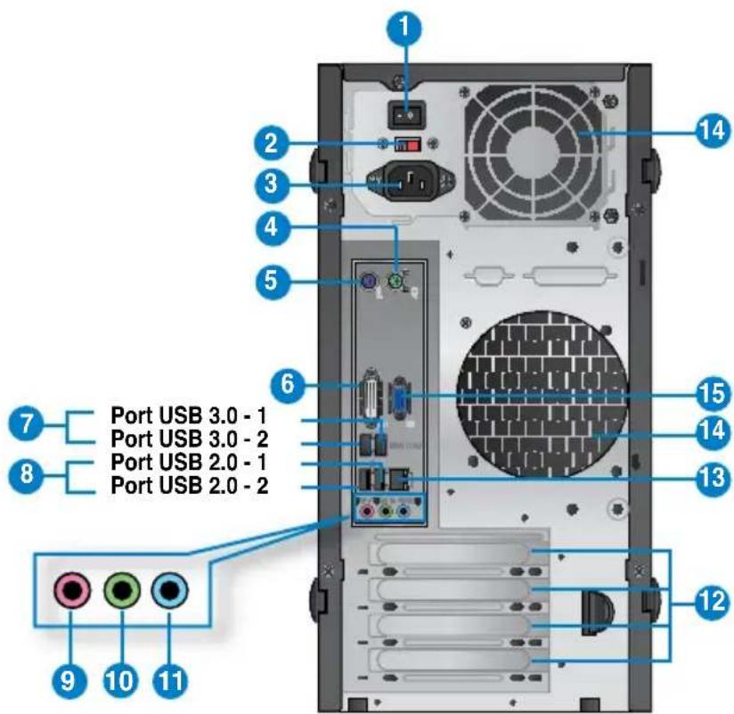 ASUS BP6335 - Indicateurs LED réseau - 3