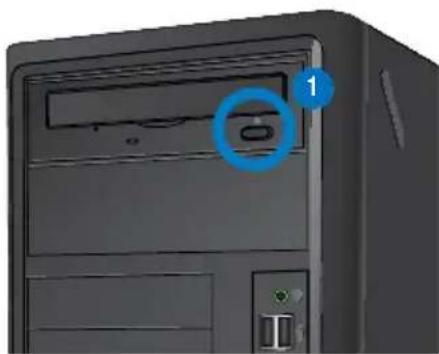 ASUS BP6335 - Utiliser le lecteur optique - 1