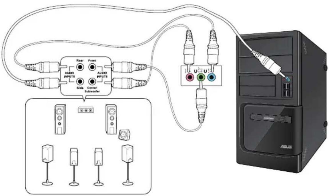 ASUS BP6335 - Connessione altoparlanti a 8 canali - 1