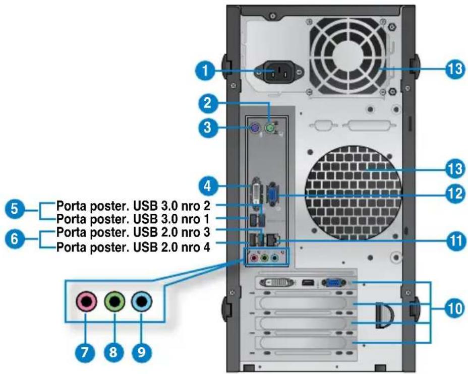 ASUS BP6335 - Pannello posteriore - 1