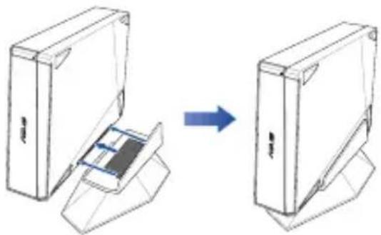 ASUS BW16D1HU PRO - Setting up the optical drive stand (on selected models) - 1