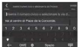 ALPINE X703DA4 - Impostazione di una destinazione - 4