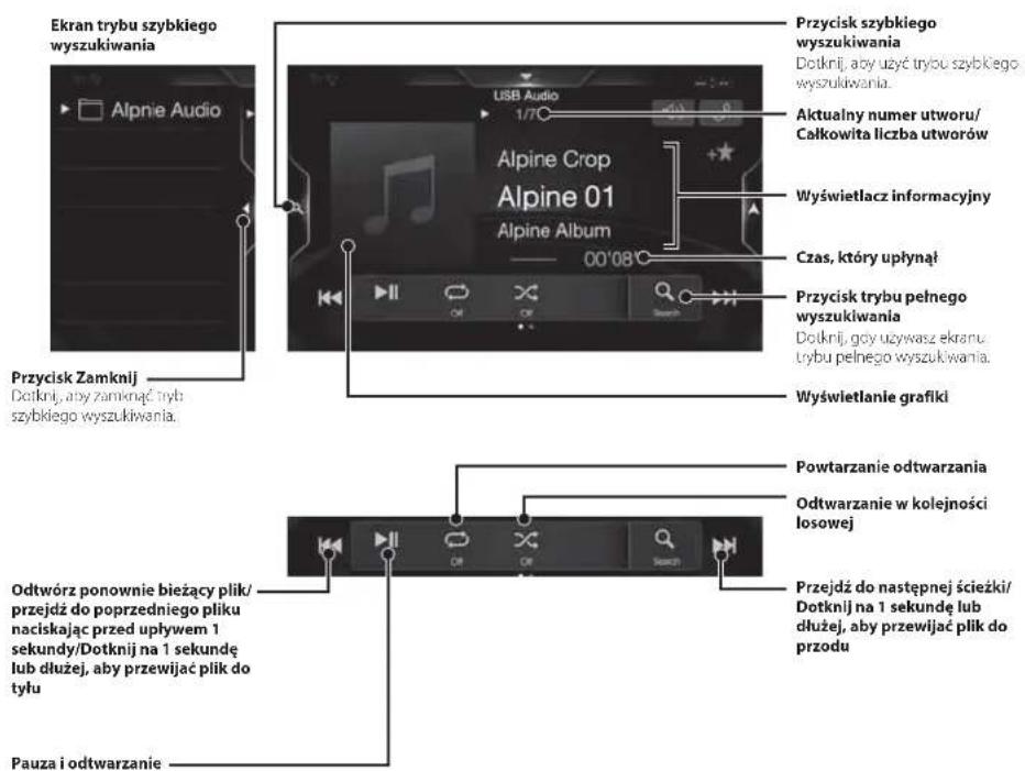ALPINE X703DA4 - Obstuga dysku flash USB (Opcjonalne) - 1