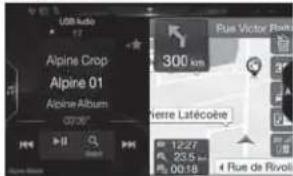ALPINE X703DA4 - Dubbelscherm - 1