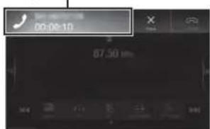 ALPINE X703DA4 - Toccare la schermata di notifica Chiamata in Arrivo. - 1