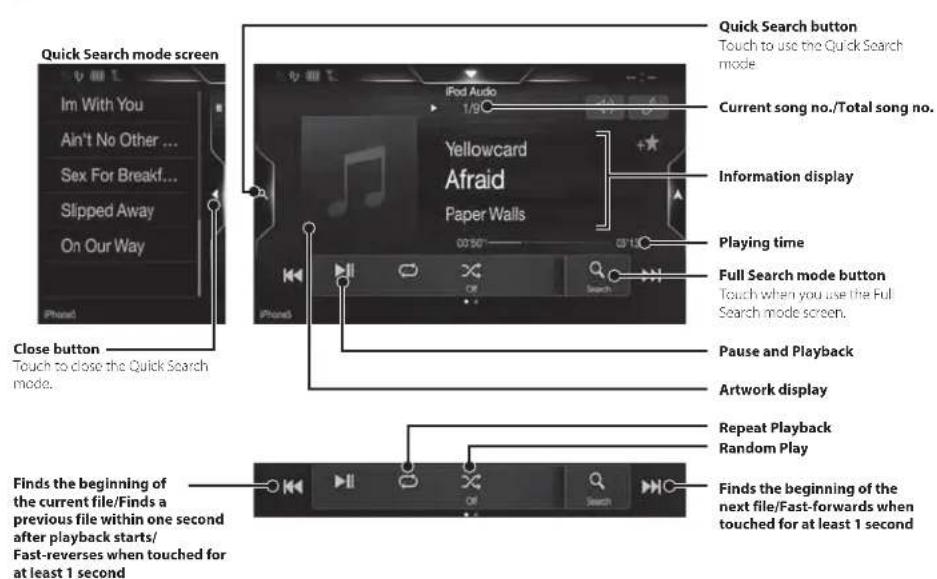 ALPINE X703DA4 - iPod/iPhone Operation (Optional) - 1