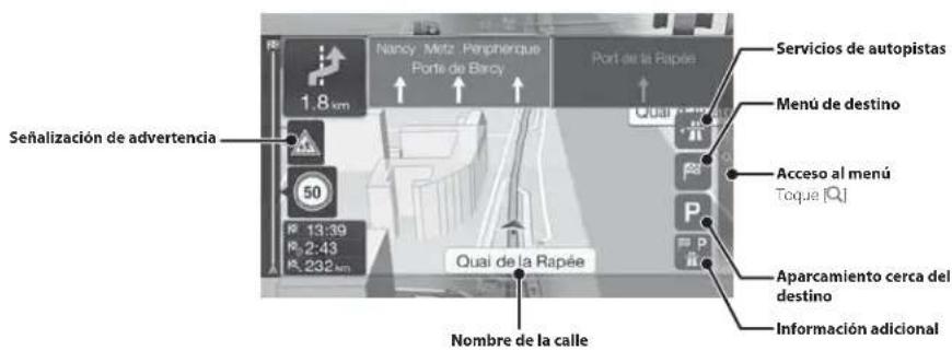 ALPINE X703DA4 - Funciones de mapas - 2