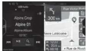 ALPINE X703DA4 - Ecran double - 1