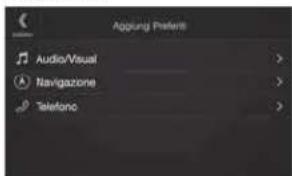 ALPINE X703DA4 - Toccare la funzione daaggiungere (categoria). - 1