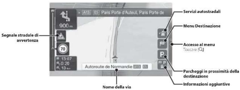 ALPINE X703DA4 - Funzioni di mappa - 2