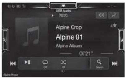 ALPINE X703DA4 - Switching the Audio Sources Screen to a Dedicated Screen - 4