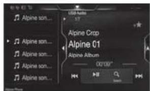 ALPINE X703DA4 - Switching the Audio Sources Screen to a Dedicated Screen - 6
