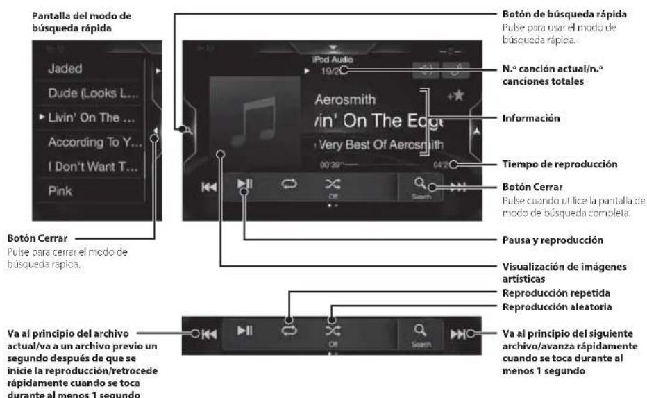 ALPINE X703DA4 - Modo de audio - 1