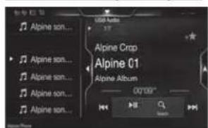 ALPINE X703DA4 - Pasar de la pantalla de fuentes de audio a una pantalla española - 6