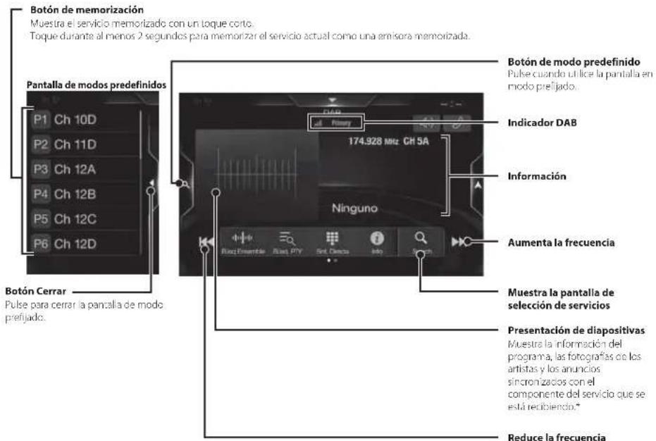 ALPINE X703DA4 - Funcionamento de DAB/DAB+/DMB - 1