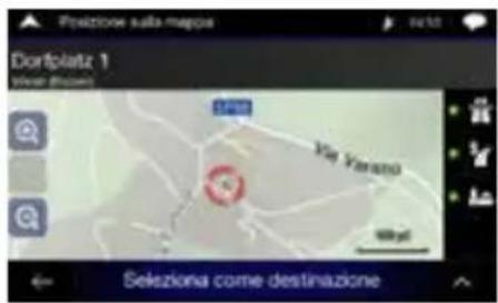 ALPINE INEW611D - Impostazione di una destinazione - 4