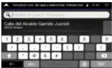 ALPINE INEW611D - Ajuste del destino - 3