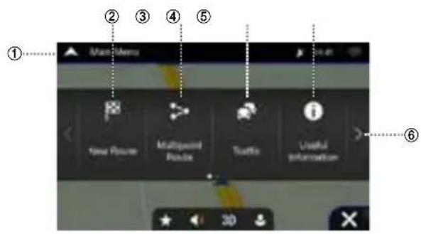 ALPINE INEW611D - Navigation Menu - 2