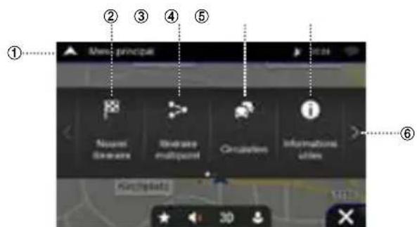 ALPINE INEW611D - Menu de navigation - 2