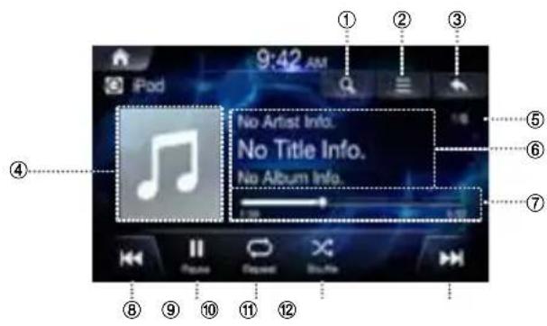 ALPINE INEW611D - iPod Music - 1
