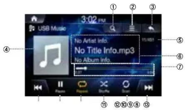 ALPINE INEW611D - USB Flash drive Operation - 1