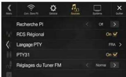 ALPINE ILXF903D - Réglages Radio - 1