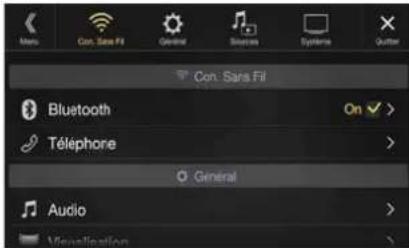 ALPINE ILXF903D - Réglages Bluetooth - 1