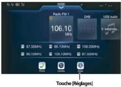 ALPINE ILXF903D - Appuyez sur le bouton (MENU). - 1