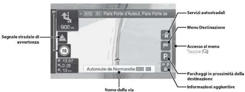 ALPINE INEW720DC - Funzioni di mappa - 2