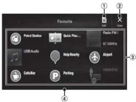 ALPINE INEW720DC - Favoritenfunktion - 1