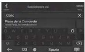 ALPINE INEW720DC - Impostazione di una destinazione - 3