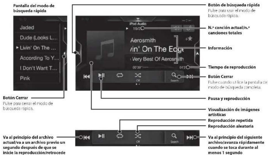 ALPINE INEW720DC - Modo de audio - 1