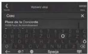 ALPINE INEW720DC - Ustawianie miejsca docelowego - 3