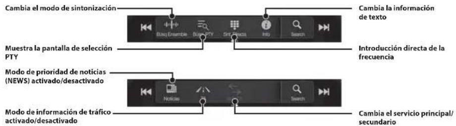 ALPINE INEW720DC - Funcionamiento de DAB/DAB+/DMB - 2