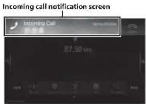 ALPINE INEW720DC - Answering a Call - 1