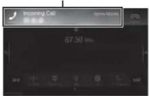 ALPINE INEW720DC - Risposta a una chiamata - 1