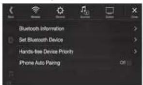 ALPINE INEW720DC - Connessione di un dispositivo compatibile con Bluetooth (accoppiamento) - 2